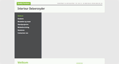 Desktop Screenshot of interieurdeleersnyder.be